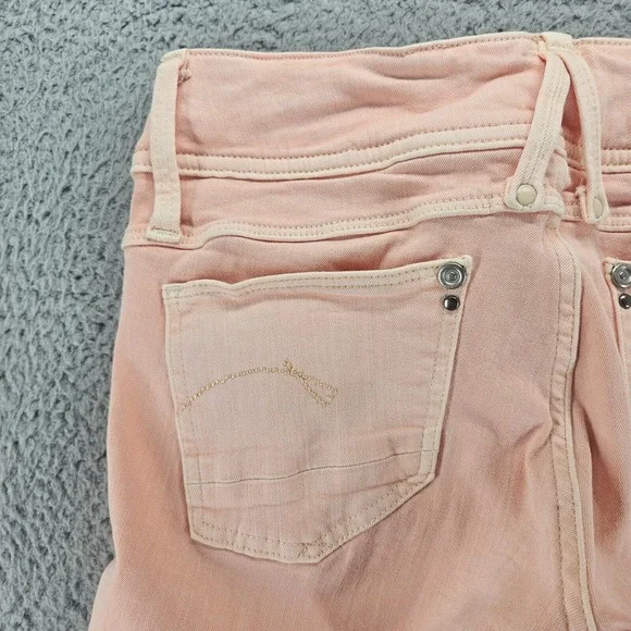G-Star Jeans Women's Size 24W Orange Pastel Color Zip Fly Skinny 25x32 - Picture 11 of 16